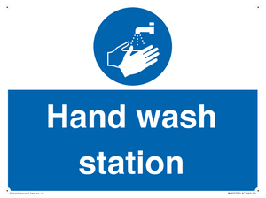 Hand wash station